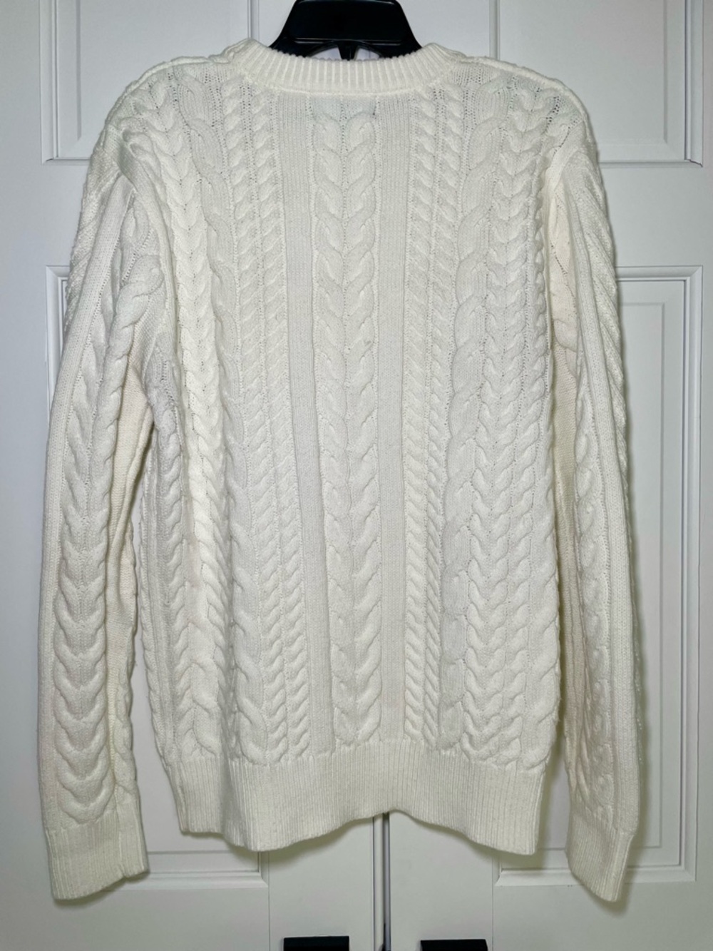 Scotch & Soda Monsanto Crewneck Cable Knit Sweater Medium Off-White - Picture 4 of 8